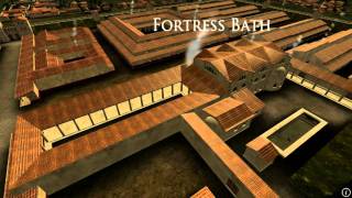 Animation of ancient Roman Fort in Caerleon Wales [upl. by Nickolai]