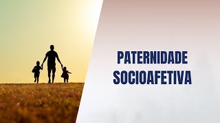 Paternidade socioafetiva [upl. by Ferretti736]