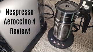 Nespresso Aeroccino 4 Milk Frother Review  Worth upgrading from the Aeroccino 3 [upl. by Palladin]