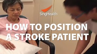 How To Position A Stroke Patient [upl. by Hanus726]