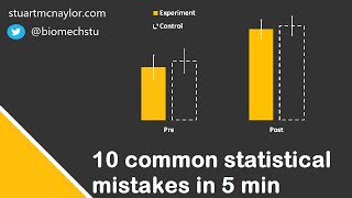 Ten Statistical Mistakes in 5 Min [upl. by Aiki]