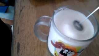 Aerolatte Review Frothing Cold Milk In Under 1 Minute [upl. by Yddor948]